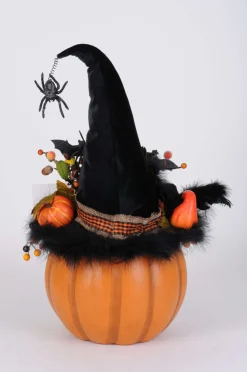 22" Karen Didion Lighted Fiber Optic Pumpkin