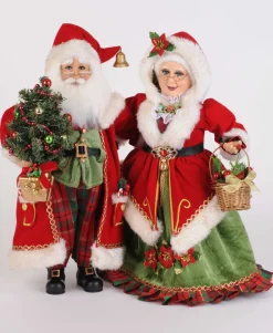 Karen Didion Lighted Strolling Mr. and Mrs. Claus