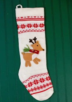 Knit Fabric Very Merry Stocking