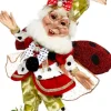 13.5" Lady Bug Elf - Mark Roberts