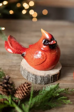 Large Resin Cardinal Figurine