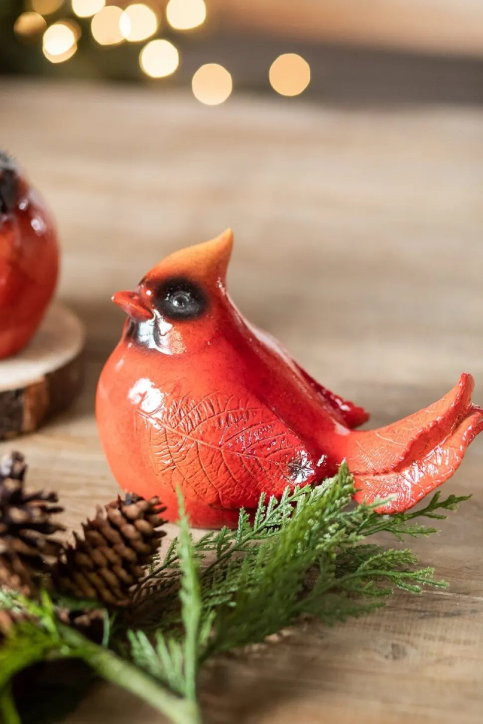 Large Resin Cardinal Figurine