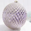6" Lavender Gold Ball Ornament