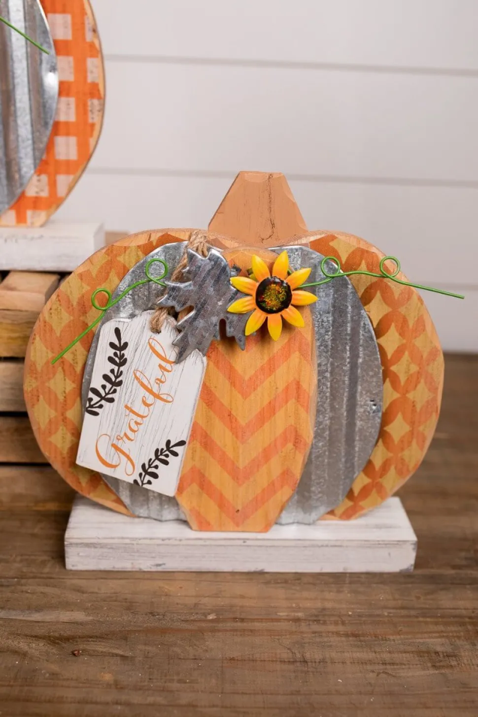 Layered Pumpkin Decor