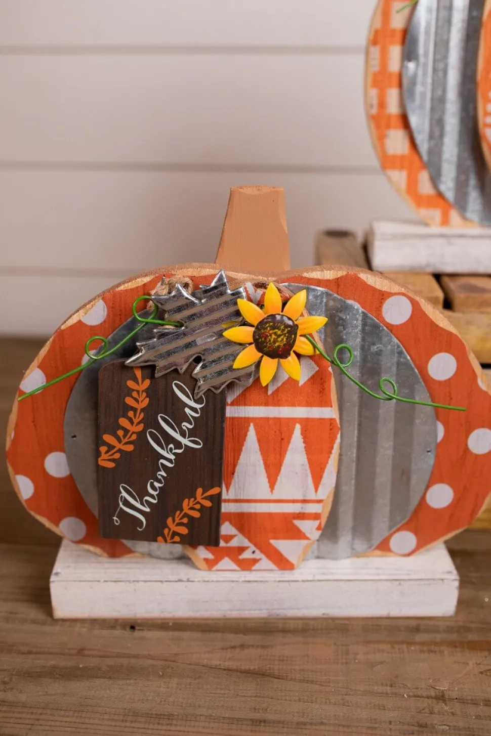 Layered Pumpkin Decor