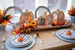 Layered Pumpkin Decor