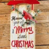 31" LED BTY/TMR "Merry Christmas" Sleigh