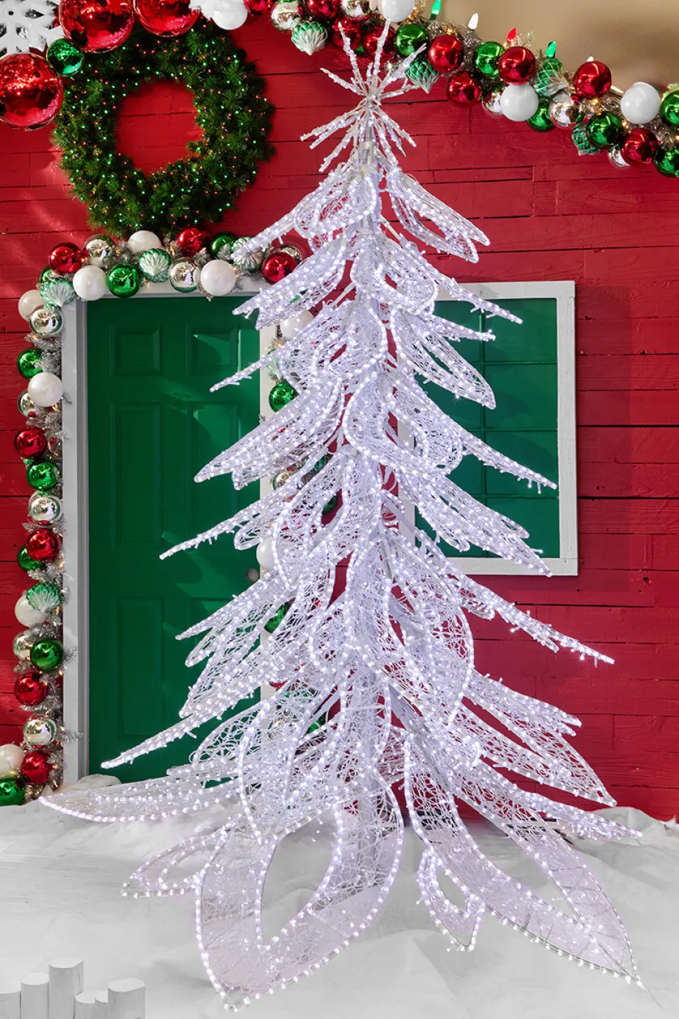 9' LED Christmas Tree - Warm/Cool White
