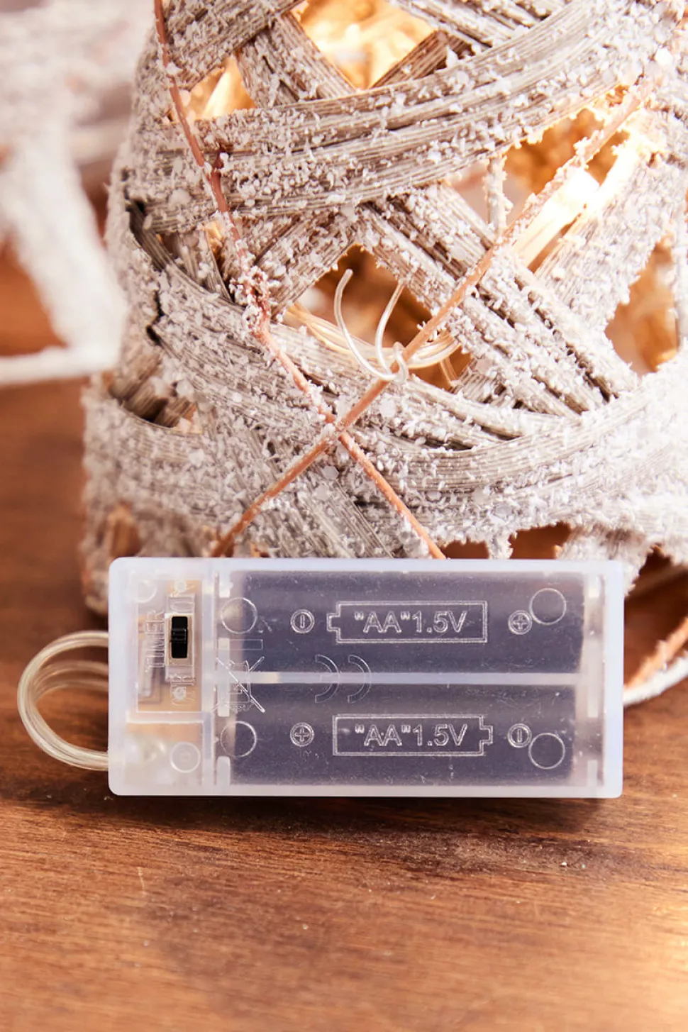 16" - 32" LED Frosted Twig Cones - Set of 3