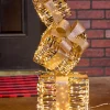 2.4' LED Giftbox Stack - 600L