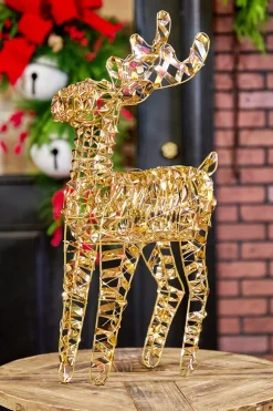 2.2' LED Standing Reindeer - 100L Battery Operated