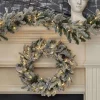 9' Lexington Fir Flocked Plug-In Garland with Warm White LED Lights