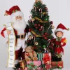 Lighted Christmas Presents Santa