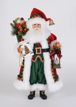 20" Lighted Christmas Stories Santa