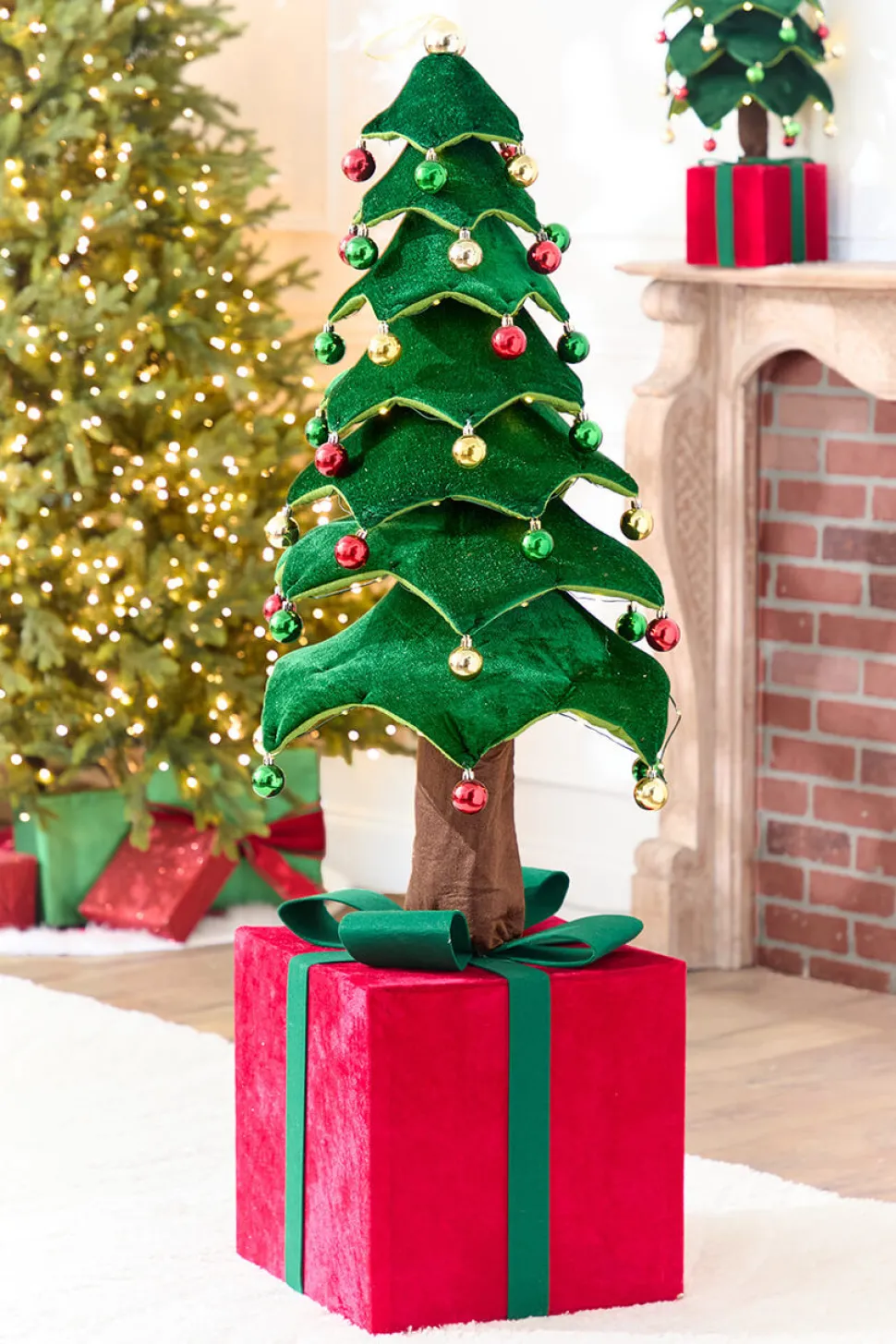 59" Lighted Collapsible Holiday Tree