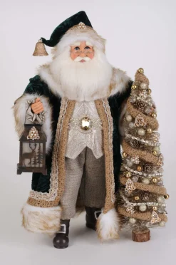 Lighted Emerald Woods Santa