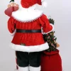 Lighted Mr. Claus Bakery Santa