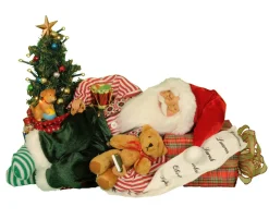 Lighted Napping Santa