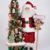 Lighted North Pole Bakery Santa
