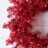 20” Lighted Red Wreath