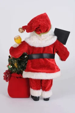 Lighted "Season to Wine" Santa
