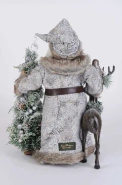 Lighted Snow Covered Wilderness Santa