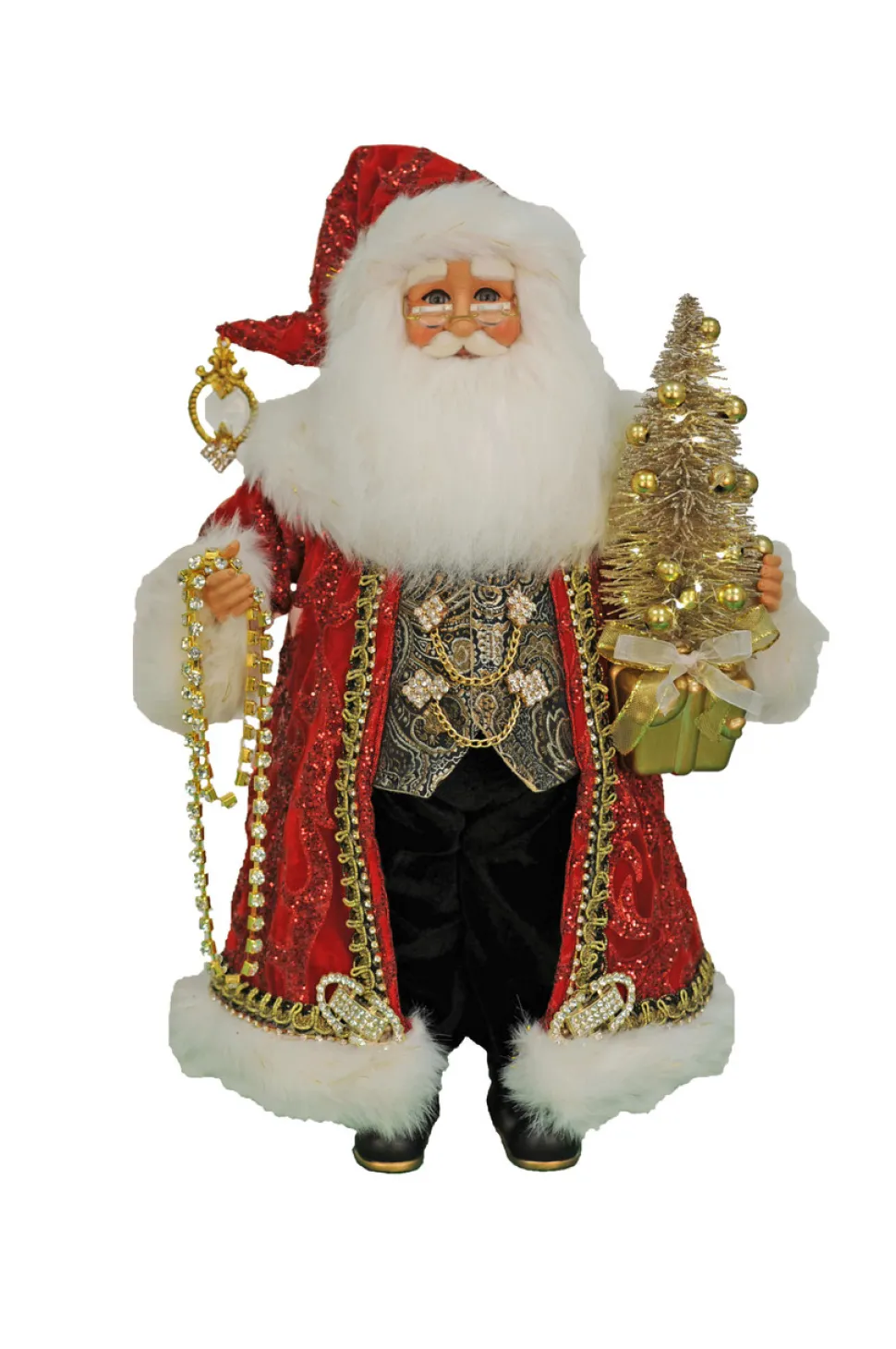 Lighted Traditional Elegance Santa