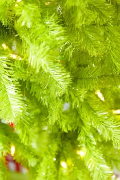 5' Lime Green Whimsical Tree with LED Lights