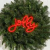 14" Lit Neon Jolly Sign