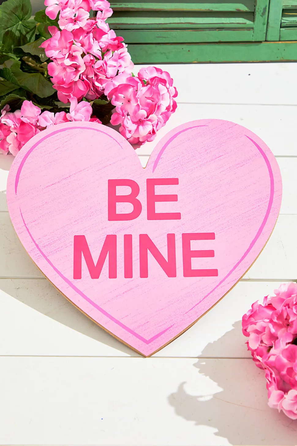 12"L x 11.5"H Candy Hearts Sign