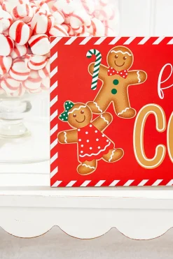 12.5"L x 6"H "Fresh Baked Cookies" Sign