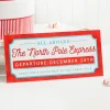 12.5"L x 6"H The North Pole Express
