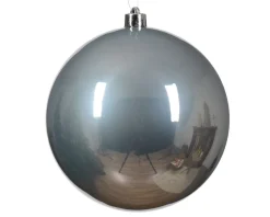 5.5" Marble Gray Shatterproof Ornament