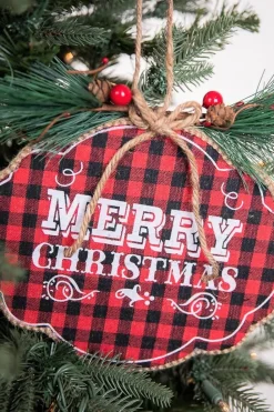 10” Merry Christmas Ornament
