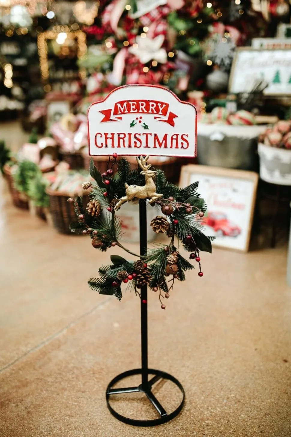 Merry Christmas Wreath Hanger