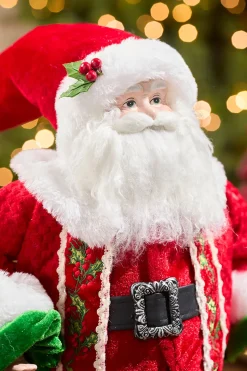 18" "Merry Kissmas" Standing Santa
