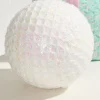 6" Mesh Ball Ornament - White