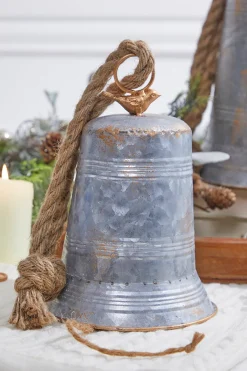8.5” Metal Bell with Bird