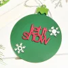 2" Metal Christmas Words Ornament