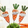 13.9" Metal Easter Carrot Stake
