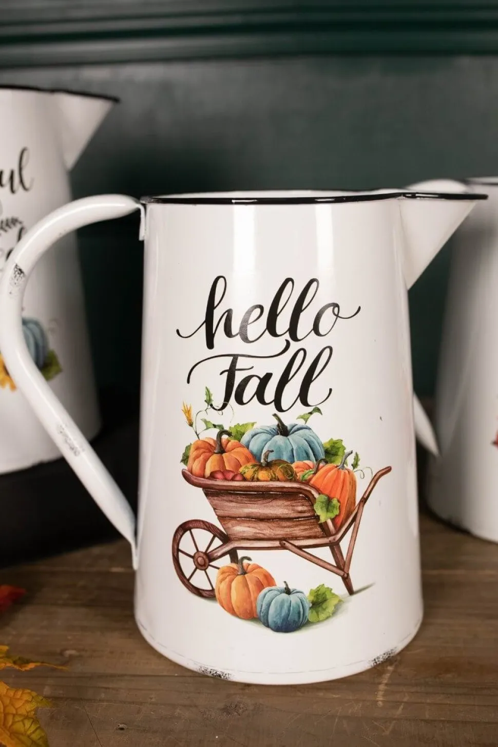 15.5” Metal Harvest Pitcher