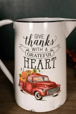 15.5” Metal Harvest Pitcher