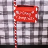 49.2” Metal Holiday Mail Box with Solar Light Lantern