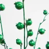 30” Metallic Mini Pomegranate Spray - Emerald