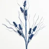 36.5" Midnight Blue with Glitter Grass Spray