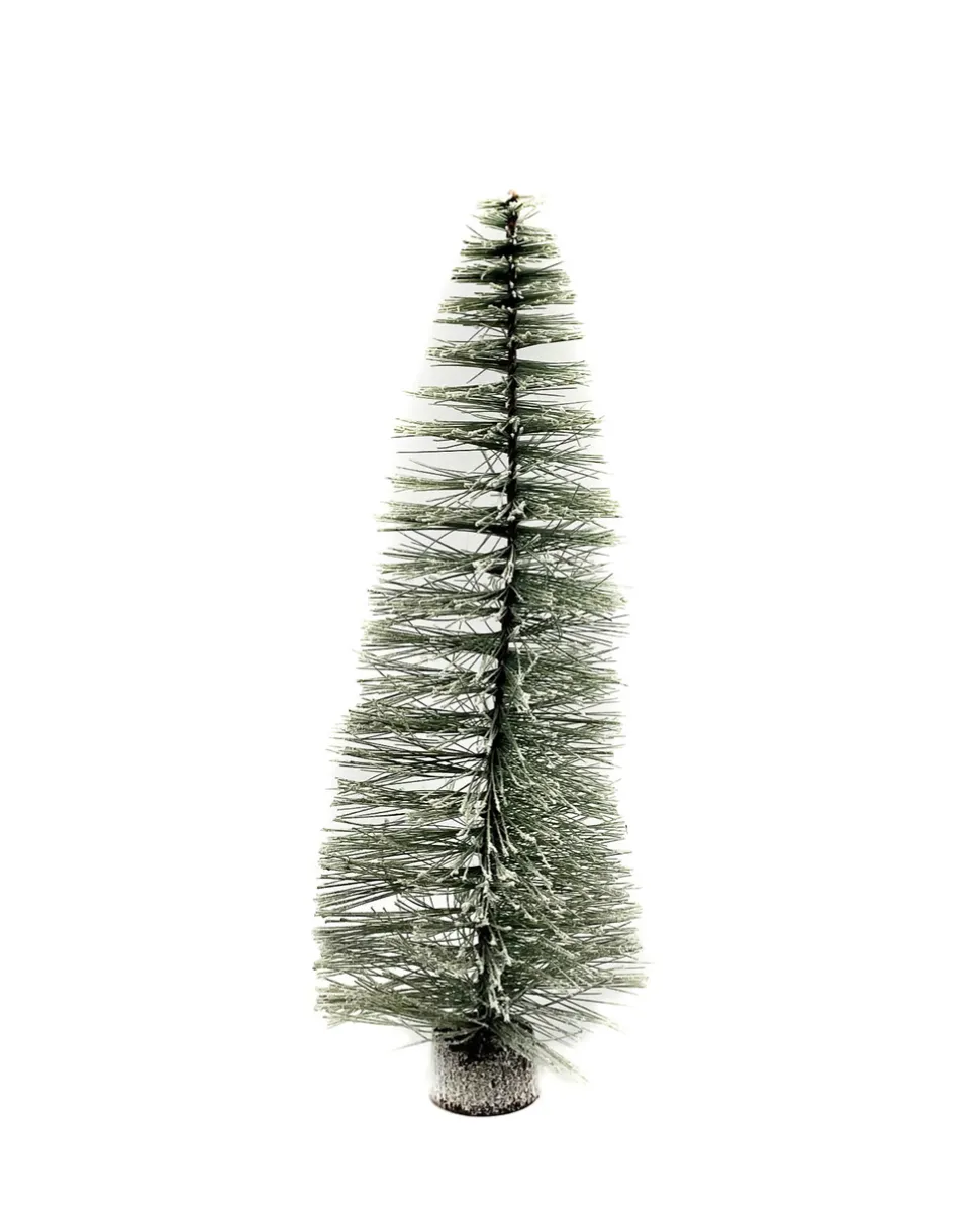 15" Mini Flocked Tree