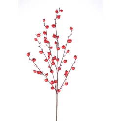 30” Mini Red Pomegranate Christmas Spray