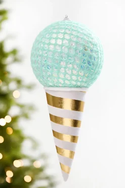 12" Mint Mesh Ice Cream Pick