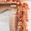 5' Mixed Fall Leaf Garland