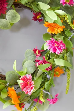 24" Mixed Gerbera Wreath